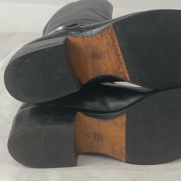 VIA SPIGA Kacey  Leather Riding Boots - Picture 7 of 10